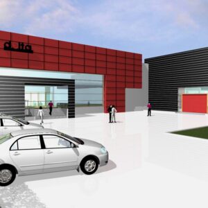 Proiectare arhitectura hala metalica