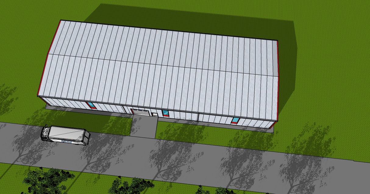 Hala Metalica Industriala 14x50m Metal Works