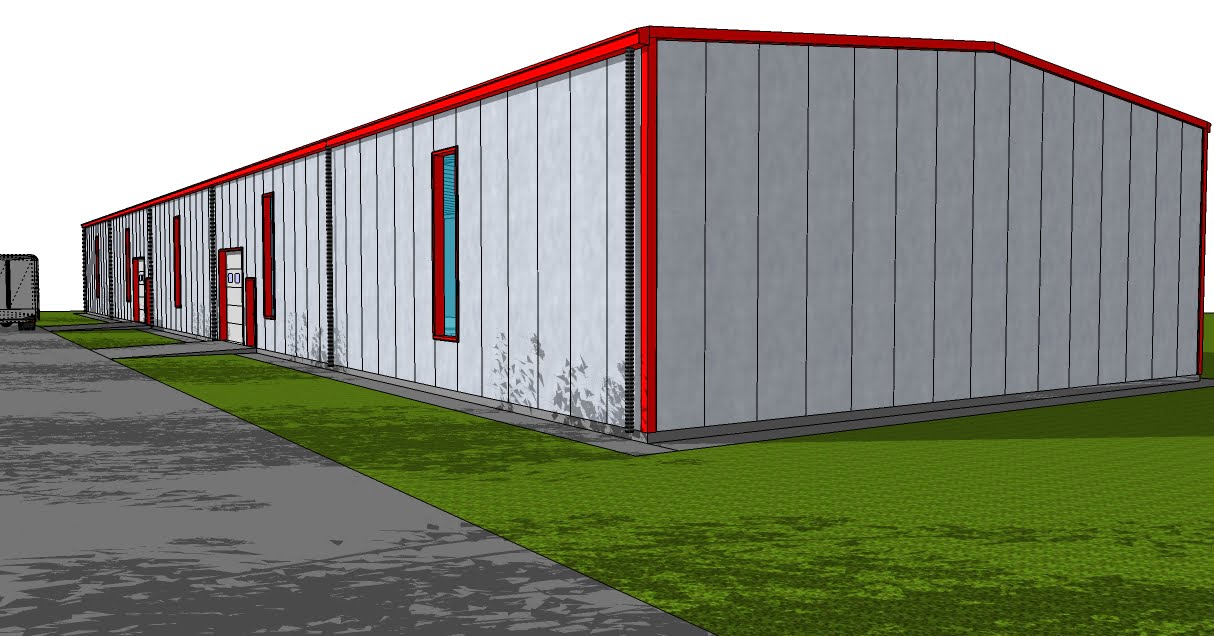 Hala Metalica Industriala 15x60m Metal Works