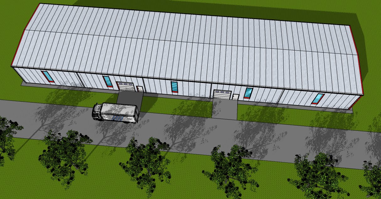 Hala Metalica Industriala 15x60m Metal Works
