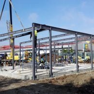 Structura metalica statie distributie carburanti