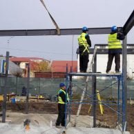 Montaj structura metalica benznarie